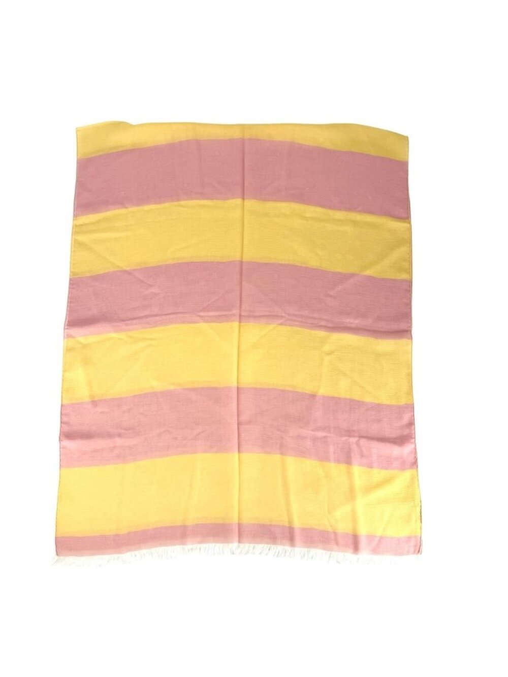 Hermes Scarf Shawl Items Silk Pink Yellow